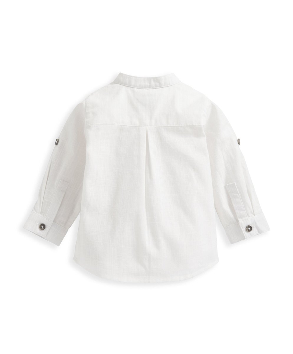 Long Sleeve Linen Shirt | Shirt | Mamas & Papas for Mamas & Papas LB - 6hr