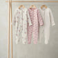 Long Sleeve Sleepsuits (Pack of 3) - Peony & Berry Prints | Sleepsuit | Mamas & Papas for Mamas & Papas LB - 6hr