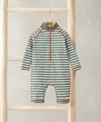Long Sleeve Stripe Rashsuit | Swimsuit | Mamas & Papas for Mamas & Papas LB - 6hr
