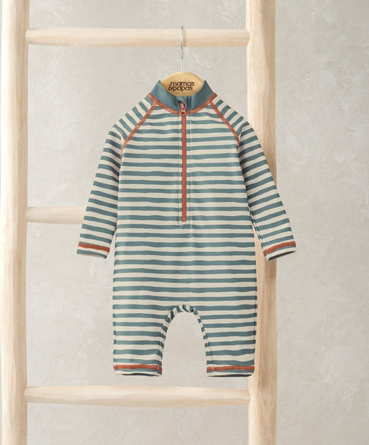 Long Sleeve Stripe Rashsuit | Swimsuit | Mamas & Papas for Mamas & Papas LB - 6hr