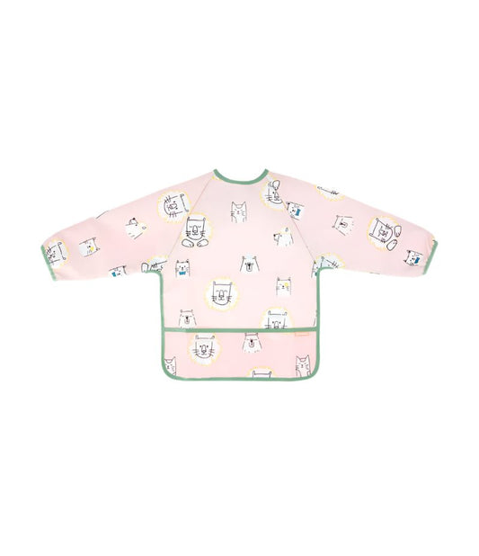 Long Sleeved Bib Waterproof Feeding Apron with Built - in Pocket Bag | Bib | Babymoov for Mamas & Papas LB - Bibs & Muslins