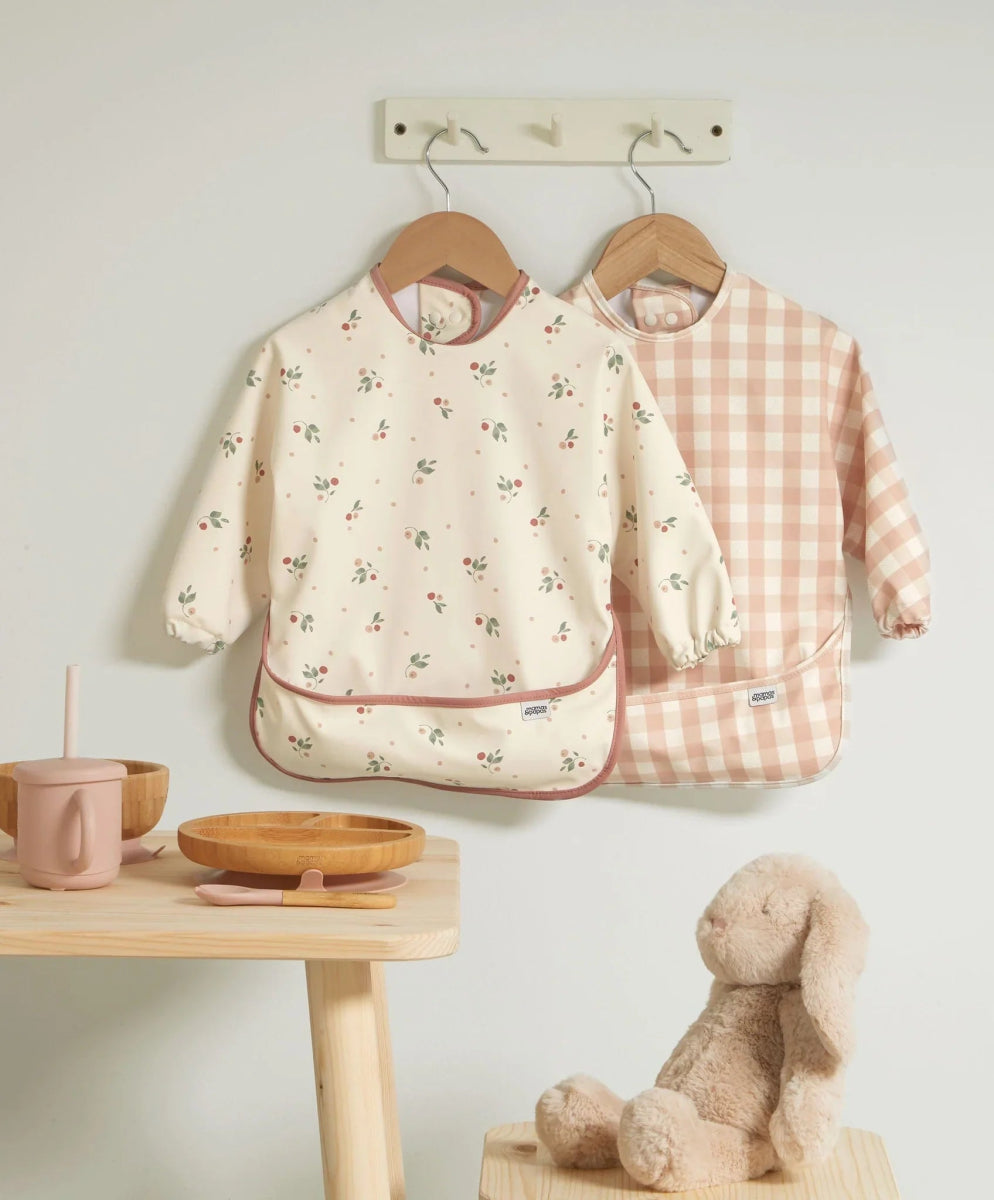 Long - sleeved Bibs Pack of 2 | Bib | Mamas & Papas for Mamas & Papas LB - Bibs & Muslins