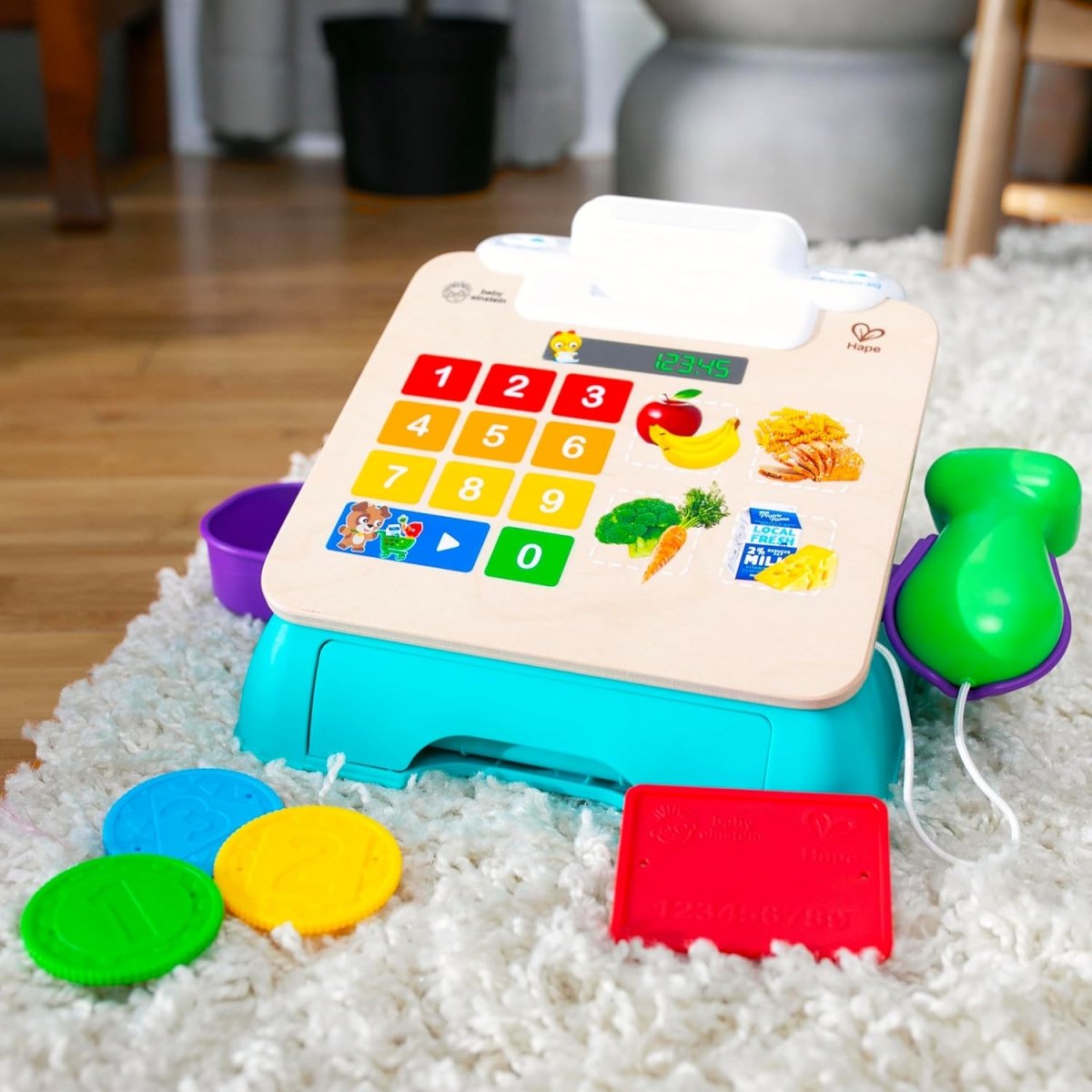 Magic Touch Toy Cash Register - Real Sounds and Music | Activity Toy | Baby Einstein for Mamas & Papas LB - 6hr