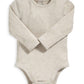 Mamas & Papas Organic Cotton Ribbed Bodysuit - Oatmeal | Mamas & Papas, Babies, Nursing, Bodysuit