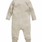 Mamas & Papas Organic Cotton Ribbed Sleepsuit - Oatmeal | Mamas & Papas, Babies, Nursing, Sleepsuit