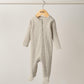 Mamas & Papas Organic Cotton Ribbed Sleepsuit - Oatmeal | Mamas & Papas, Babies, Nursing, Sleepsuit