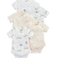 Mamas & Papas Bunny Floral Shortsleeved Bodysuits (Set of 5) | Mamas & Papas, Babies, Nursing, Bodysuit