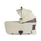 Ocarro 2 carrycot in cream with open hood and side pocket