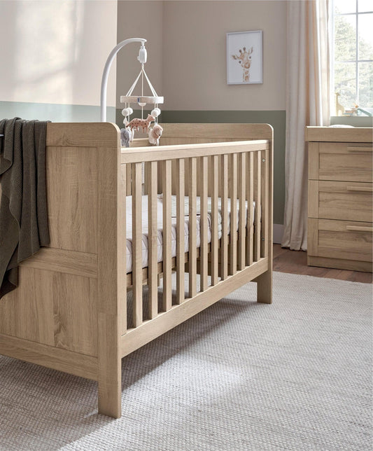 Mamas & Papas Atlas Cotbed - Light Oak | Mamas & Papas, Babies, Nursing, Cot