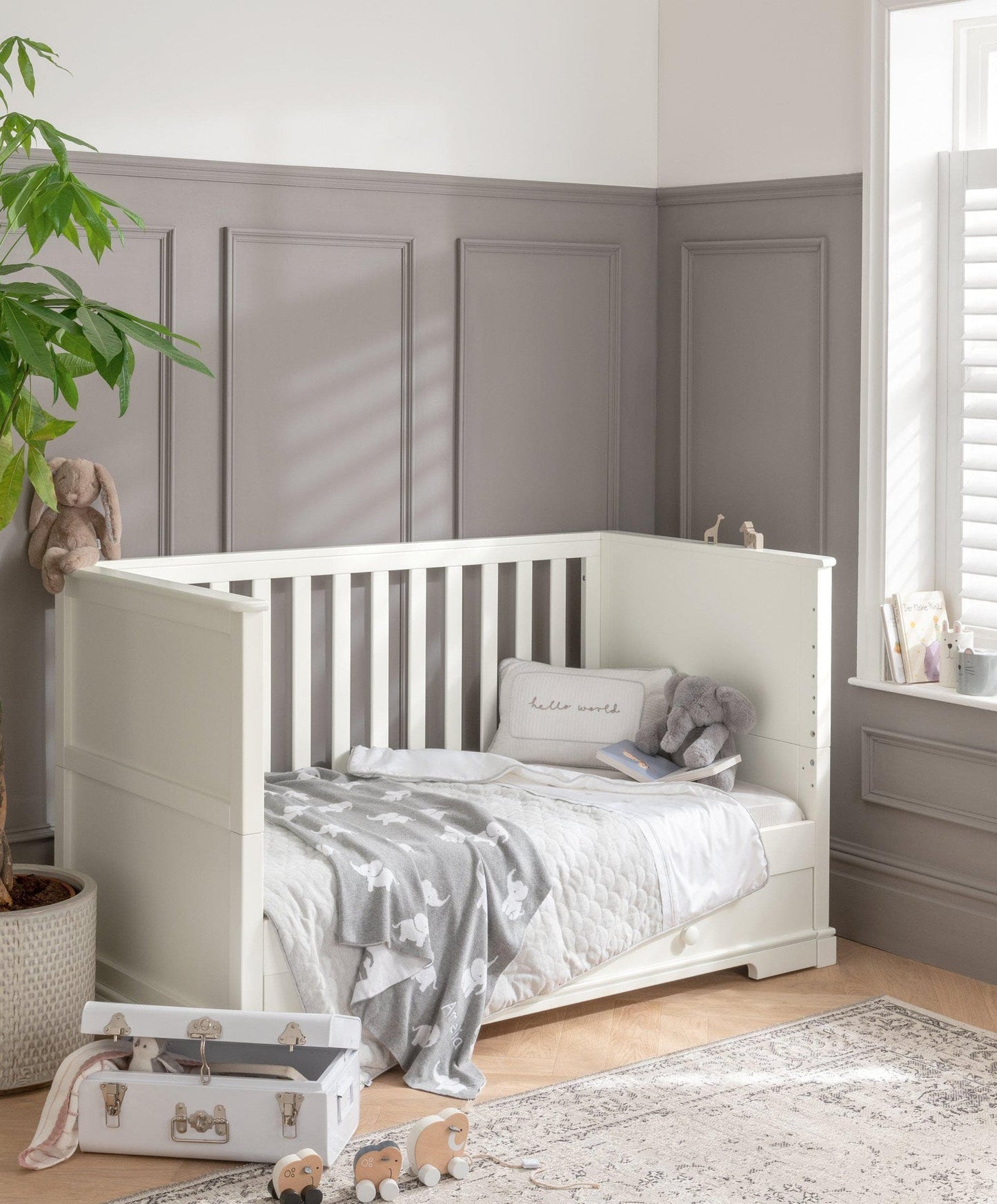 Mamas & Papas Oxford Cotbed - White | Mamas & Papas, Babies, Nursing, Cot