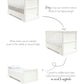 Mamas & Papas Oxford Cotbed - White | Mamas & Papas, Babies, Nursing, Cot