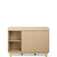 Oska Wide Dresser Changer - Oak