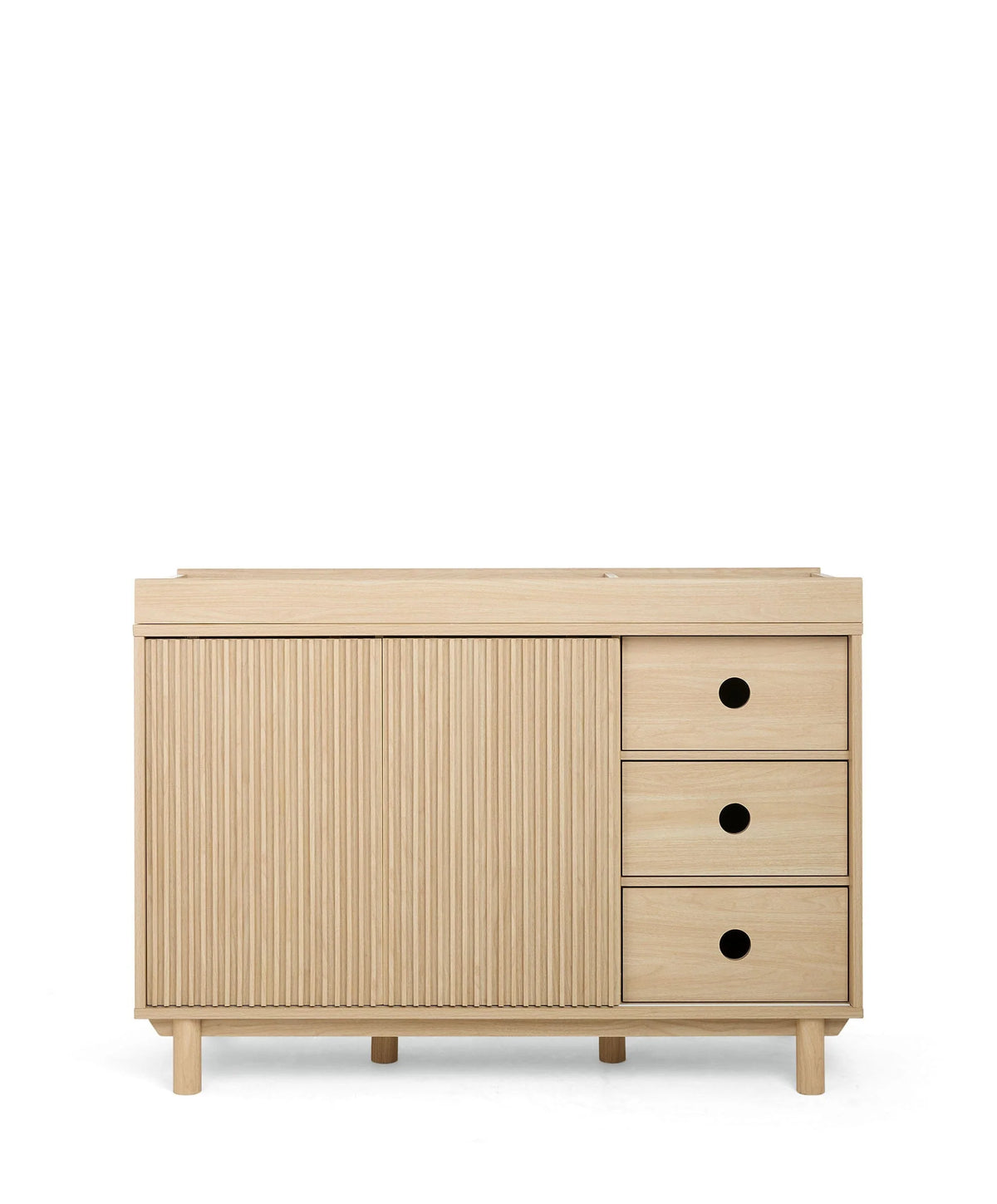 Oska Wide Dresser Changer - Oak