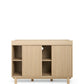 Oska Wide Dresser Changer - Oak