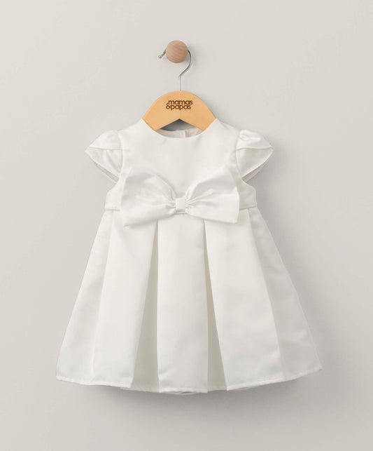 Mamas & Papas Bow Dress - White | Mamas & Papas, Babies, Nursing, Dress