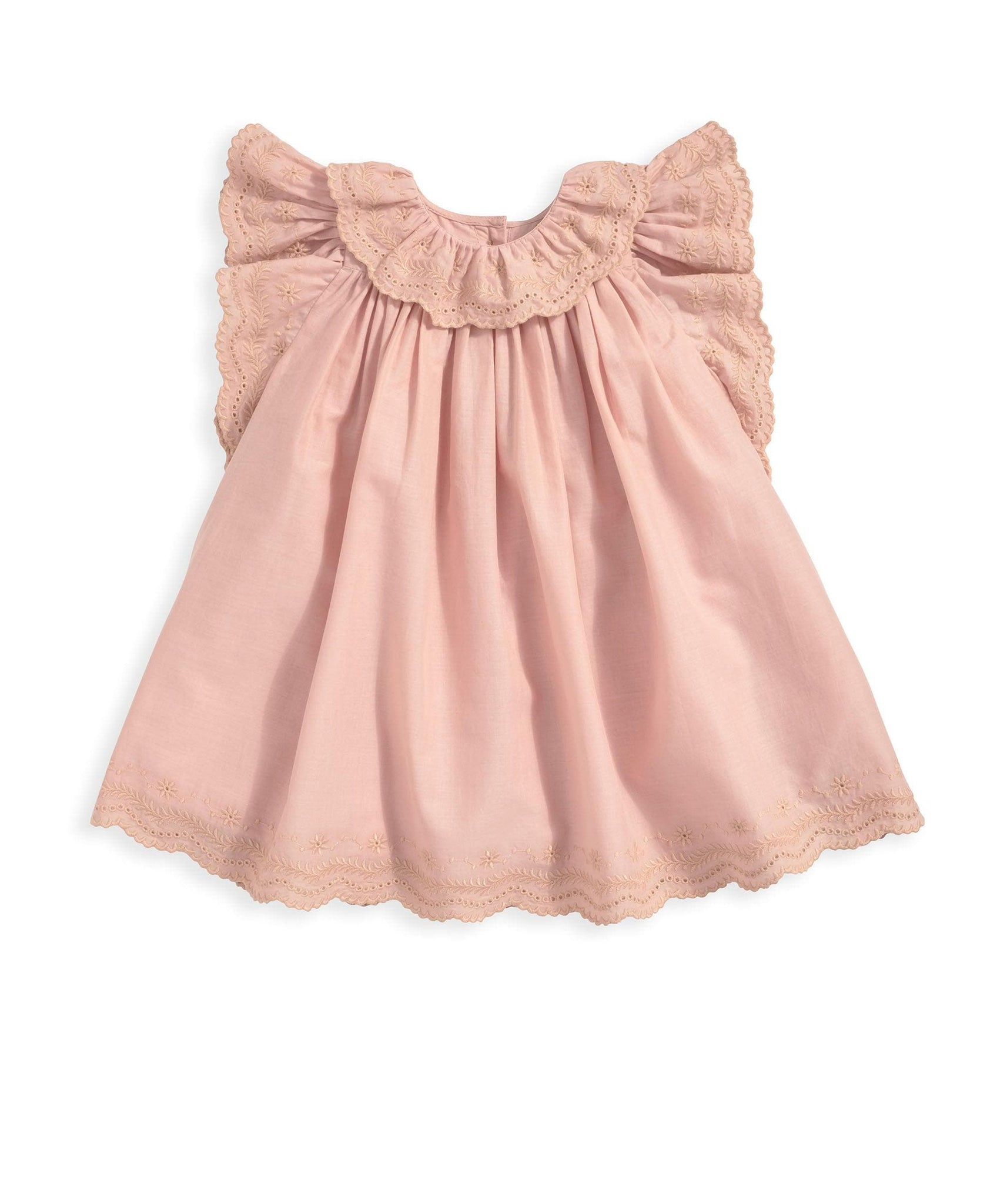 Mamas & Papas Broderie Frill Dress - Pink | Mamas & Papas, Babies, Nursing, Dress