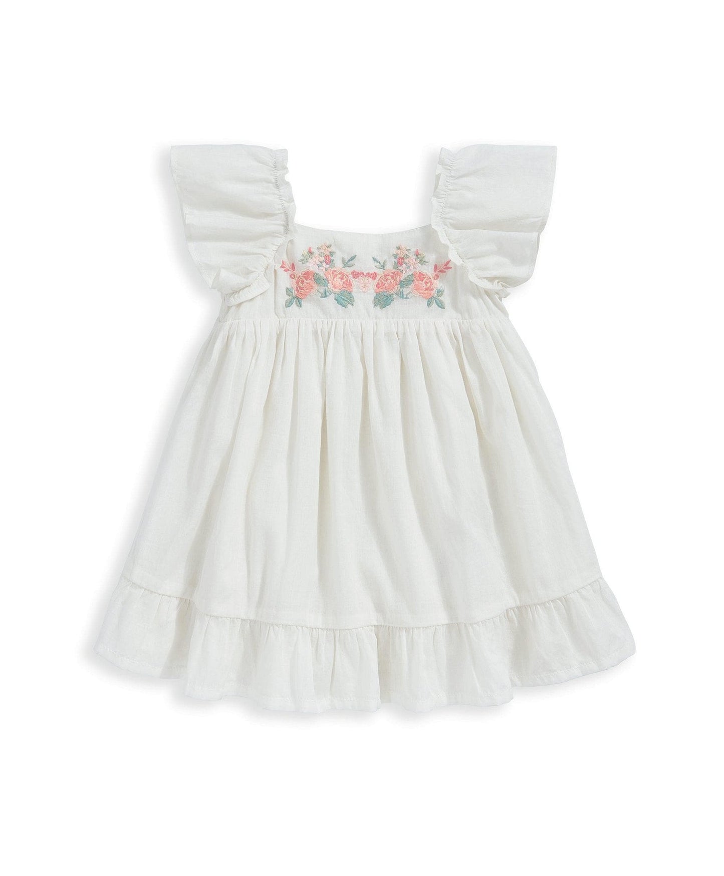 Mamas & Papas Embroidered Flower Dress | Mamas & Papas, Babies, Nursing, Dress