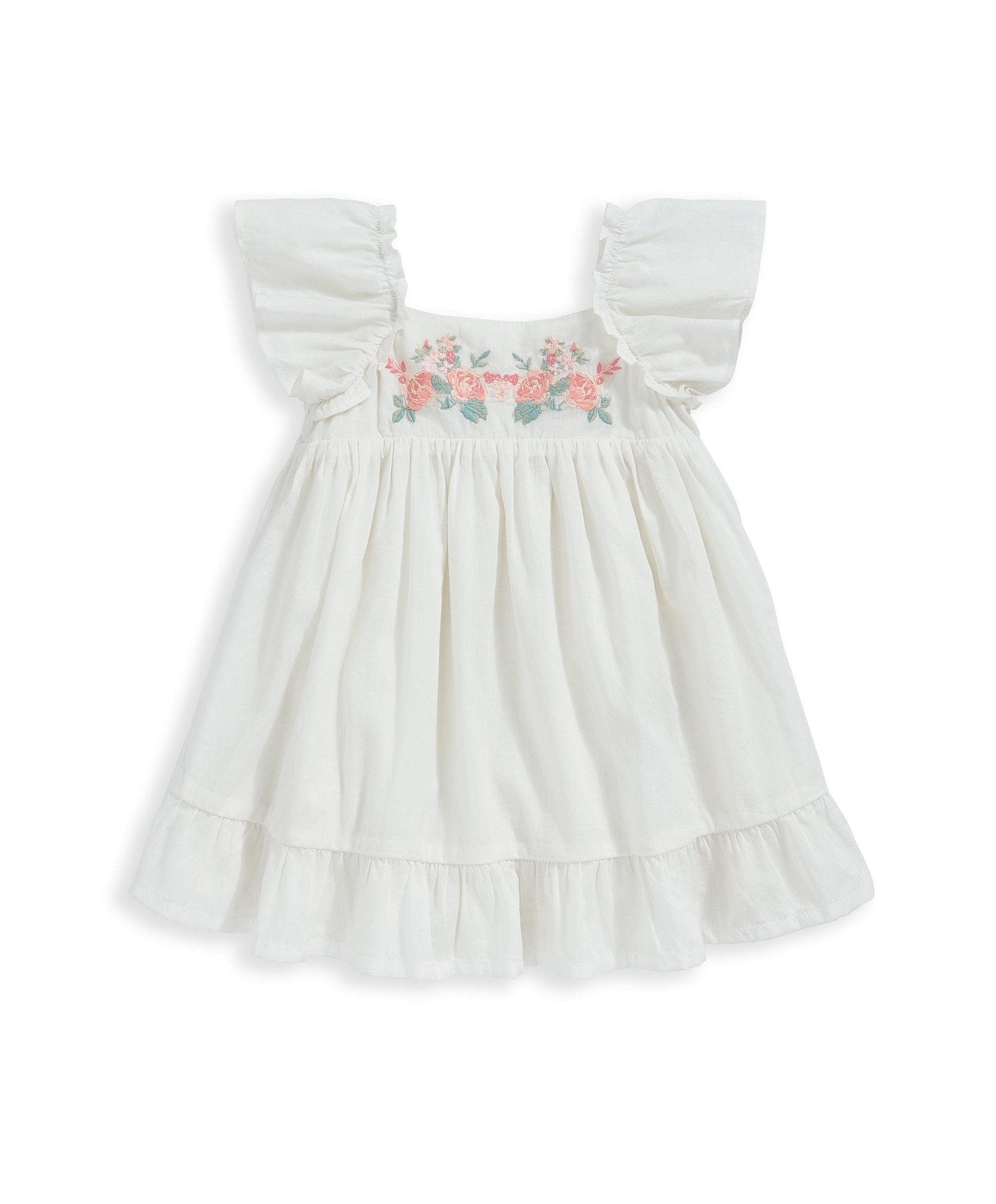 Mamas & Papas Embroidered Flower Dress | Mamas & Papas, Babies, Nursing, Dress