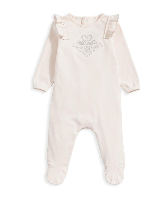 Mamas & Papas Frill Sleepsuit - Pink | Mamas & Papas, Babies, Nursing, Sleepsuit