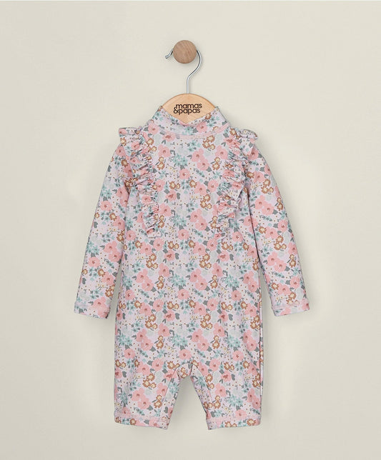 Mamas & Papas Floral Shortsleeve Rashsuit | Mamas & Papas, Babies, Nursing, Swimsuit