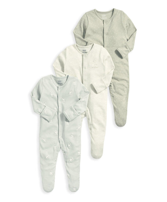 Mamas & Papas Giraffe Sleepsuits (Set of 3) - Spotty | Mamas & Papas, Babies, Nursing, Sleepsuit