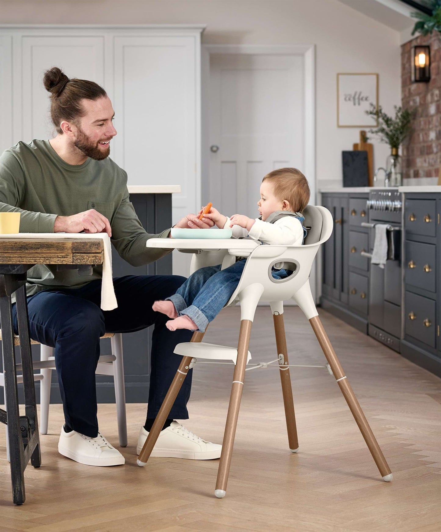 Mamas & Papas Juice Highchair - Croissant | Mamas & Papas, Babies, Nursing, Highchair