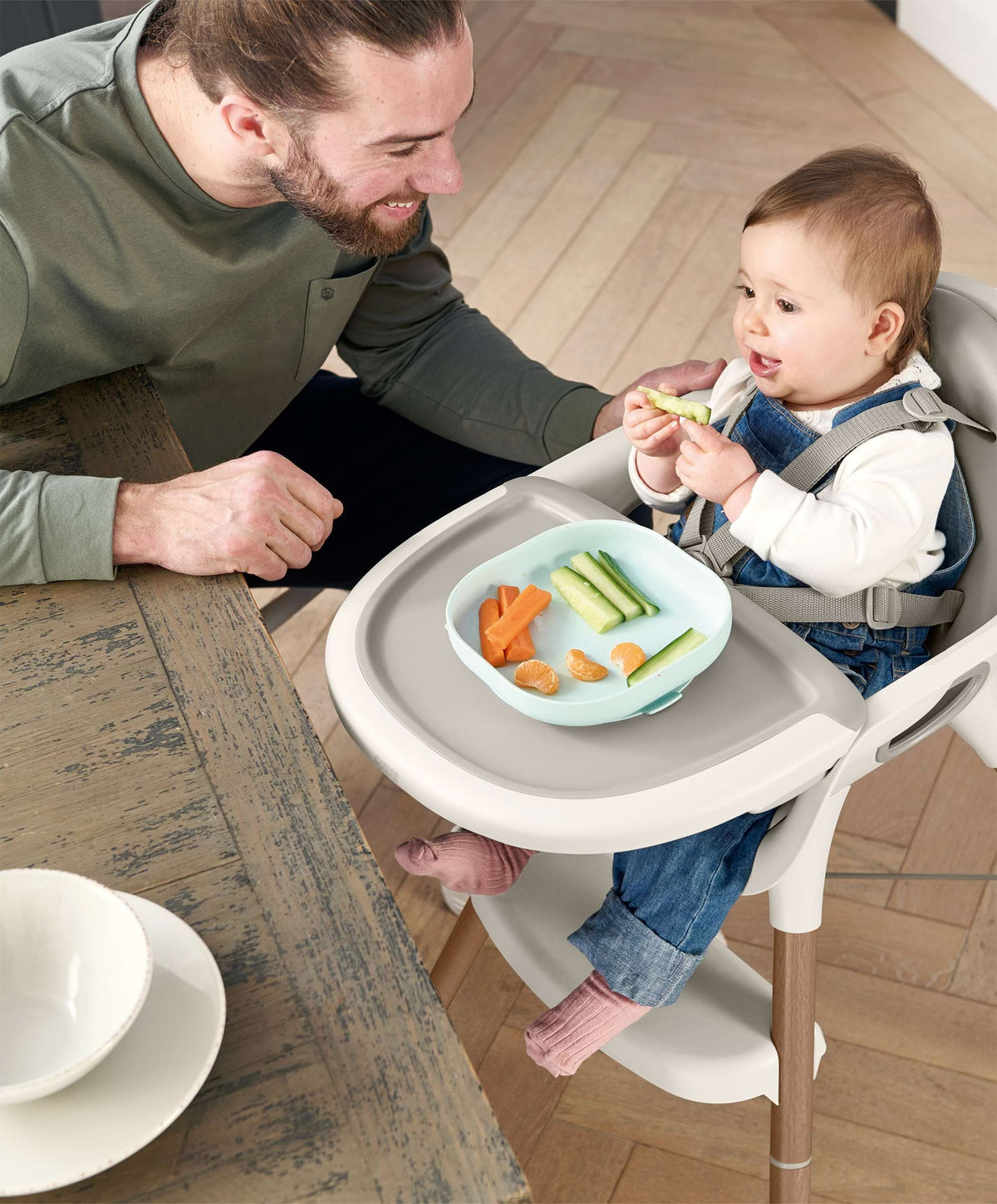 Mamas & Papas Juice Highchair - Croissant | Mamas & Papas, Babies, Nursing, Highchair