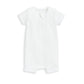 Mamas & Papas Organic Ribbed Zip Romper - White | Mamas & Papas, Babies, Nursing, Romper