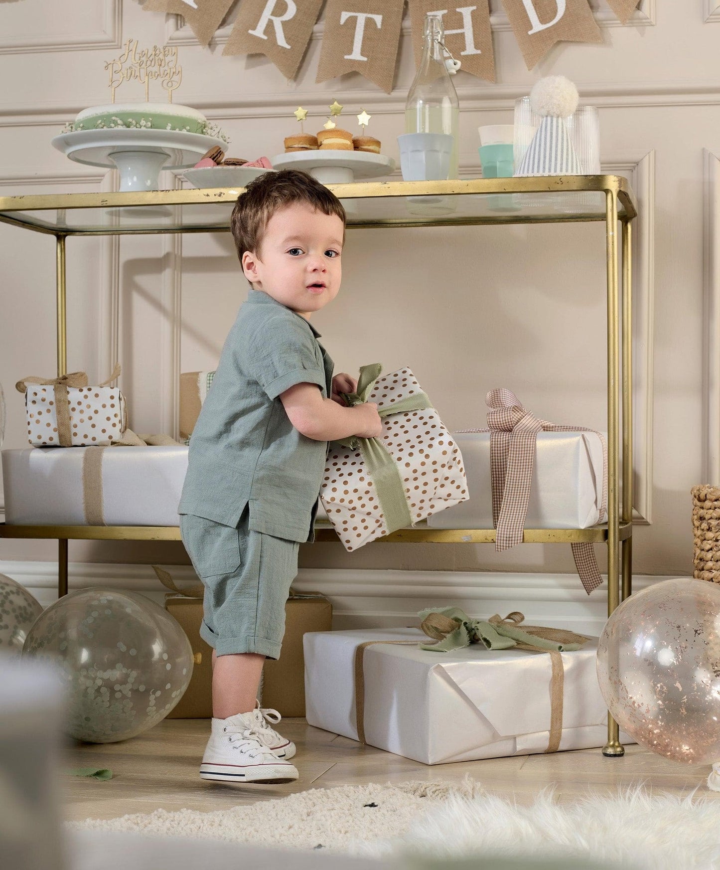 Mamas & Papas Shirt & Short Outfit Set - Green | Mamas & Papas, Babies, Nursing, Set