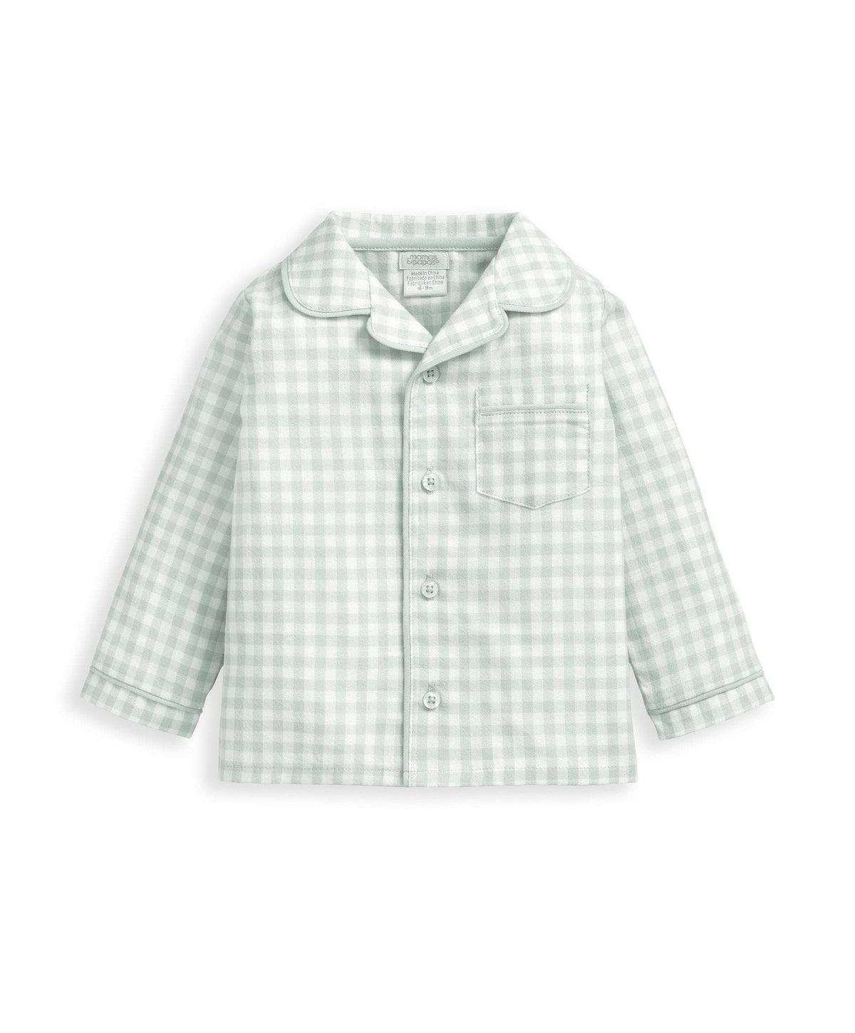 Mamas & Papas Check Woven Pyjamas - Blue | Mamas & Papas, Babies, Nursing, Sleepsuit