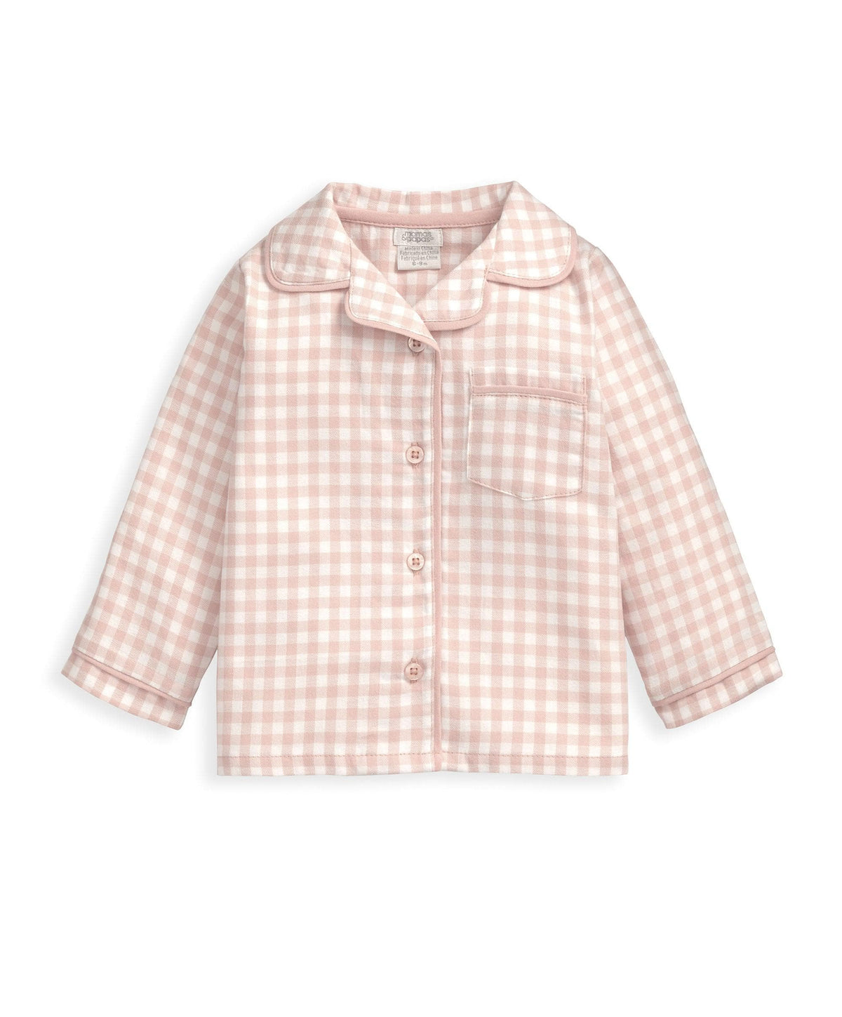 Mamas & Papas Check Woven Pyjamas - Pink | Mamas & Papas, Babies, Nursing, Sleepsuit