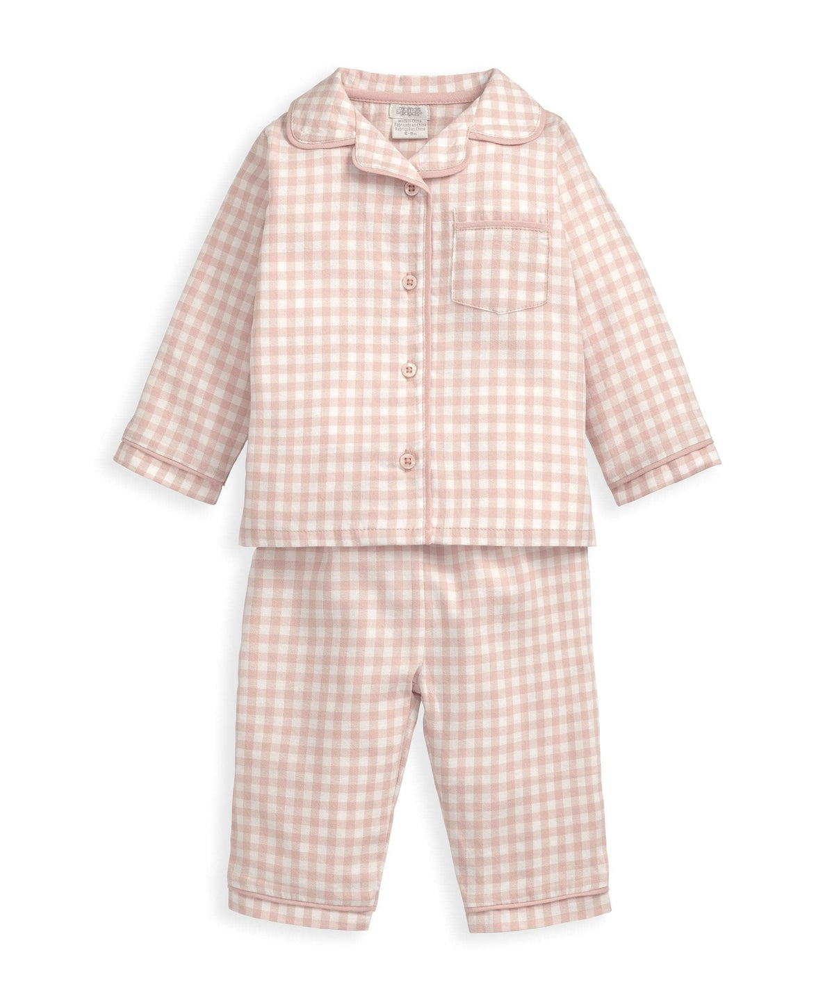 Mamas & Papas Check Woven Pyjamas - Pink | Mamas & Papas, Babies, Nursing, Sleepsuit