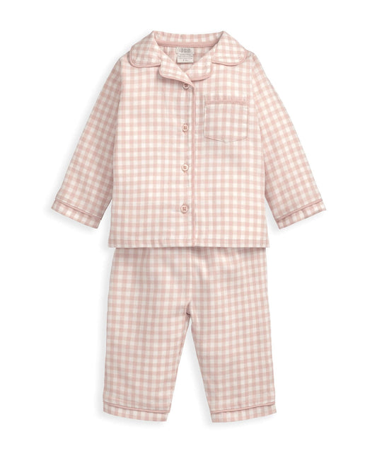Mamas & Papas Check Woven Pyjamas - Pink | Mamas & Papas, Babies, Nursing, Sleepsuit