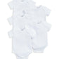 Mamas & Papas Ribbed Shortsleeved Bodysuits (Set of 5) - White | Mamas & Papas, Babies, Nursing, Bodysuit