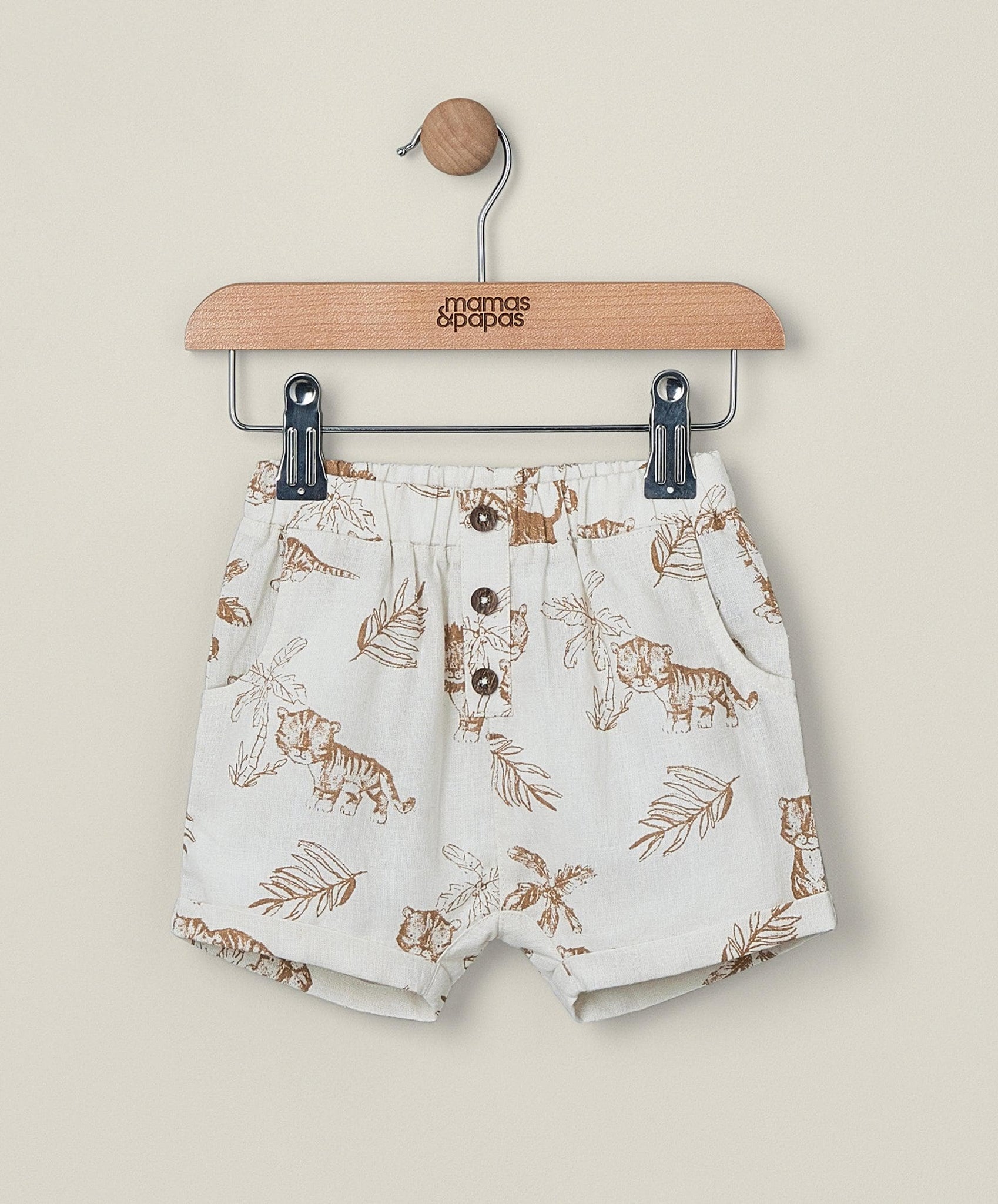 Mamas & Papas Jungle Linen Shorts | Mamas & Papas, Babies, Nursing, Short