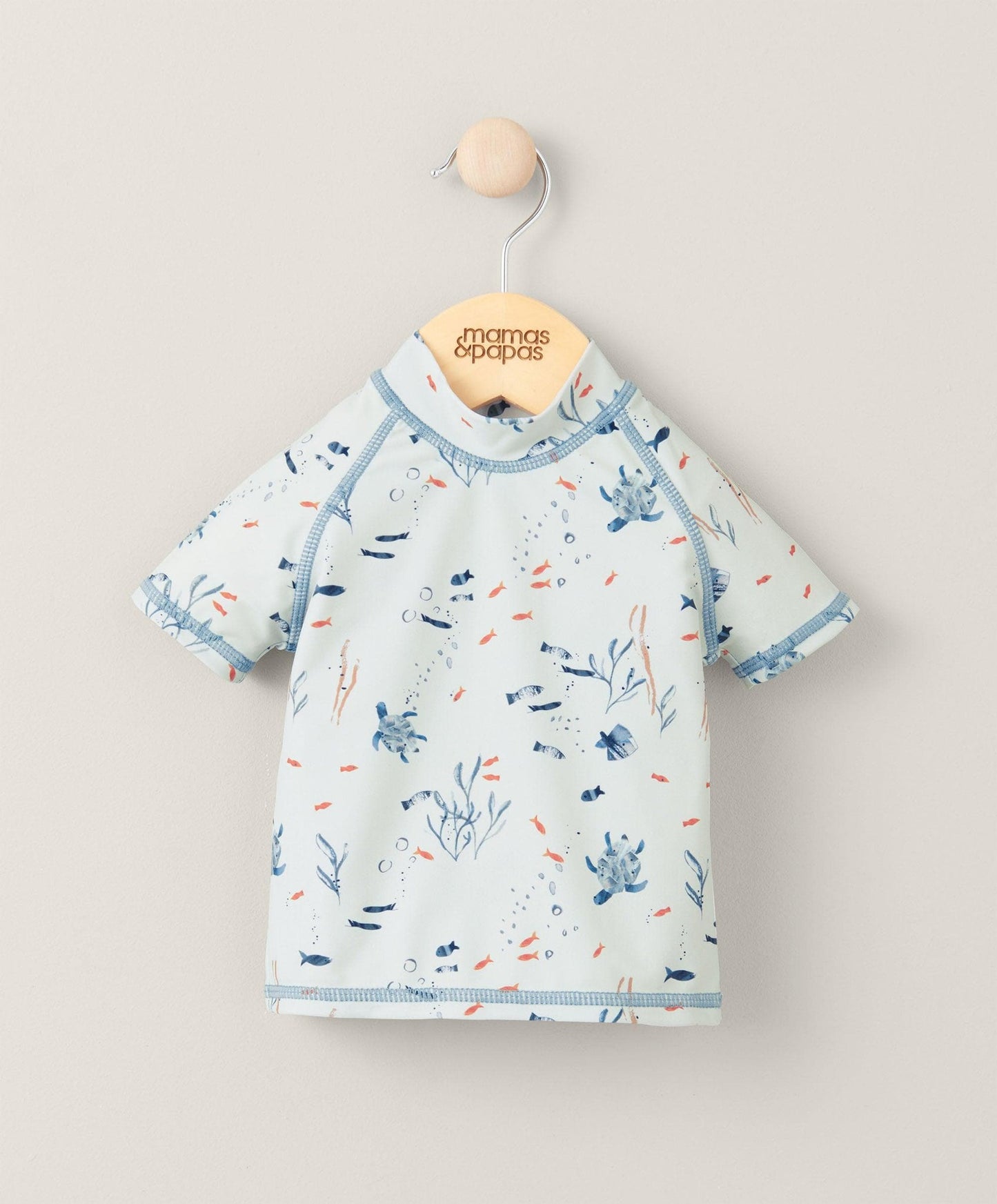 Mamas & Papas Short Sleeve Rash Top Swimwear - Blue | Mamas & Papas, Babies, Nursing, Swimsuit
