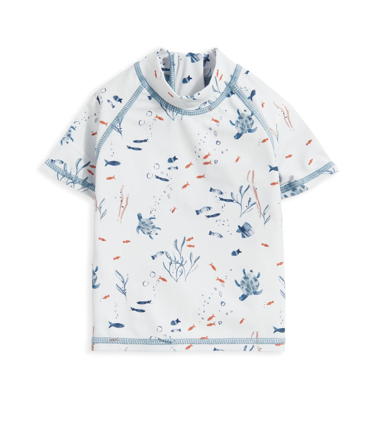Mamas & Papas Short Sleeve Rash Top Swimwear - Blue | Mamas & Papas, Babies, Nursing, Swimsuit