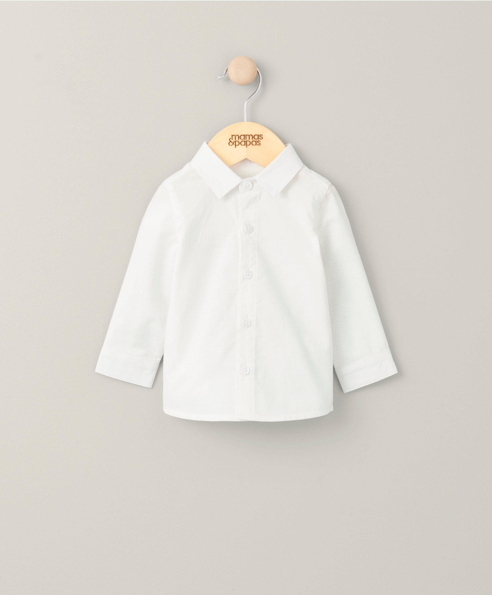 Mamas & Papas Baby Boys Shirt - White | Mamas & Papas, Babies, Nursing, Shirt