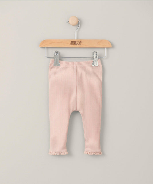 Mamas & Papas Ribbed Leggings - Pink | Mamas & Papas, Babies, Nursing, Legging