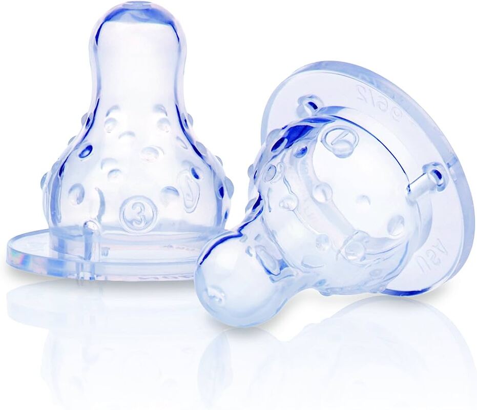 Munchkin Tri-Flow Standard Nipples - 2 Pack | Mamas & Papas, Babies, Nursing, Bottle