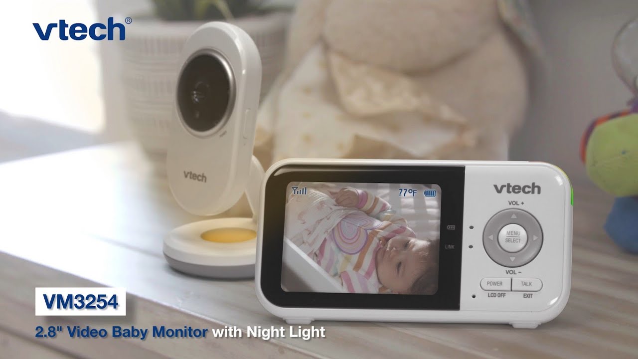 2.8" Digital Video Baby Monitor with Night Light