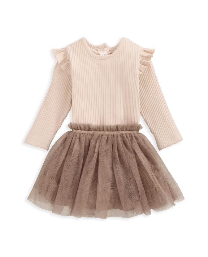 Mesh Tutu & Cotton Rich Bodysuit Outfit | Dress | Mamas & Papas for Mamas & Papas LB - 6hr
