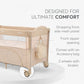 Milky Way Baby Cot 2 Levels | Travel Cot | KikkaBoo for Mamas & Papas LB - Bassinets & travel Cots