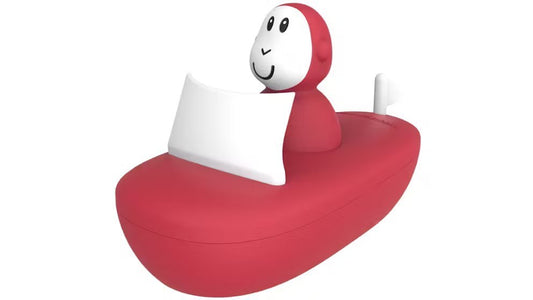Monkey Boat Set - Red | Bath Toy | Matchstick Monkey for Mamas & Papas LB - Activity & Sensory Toys
