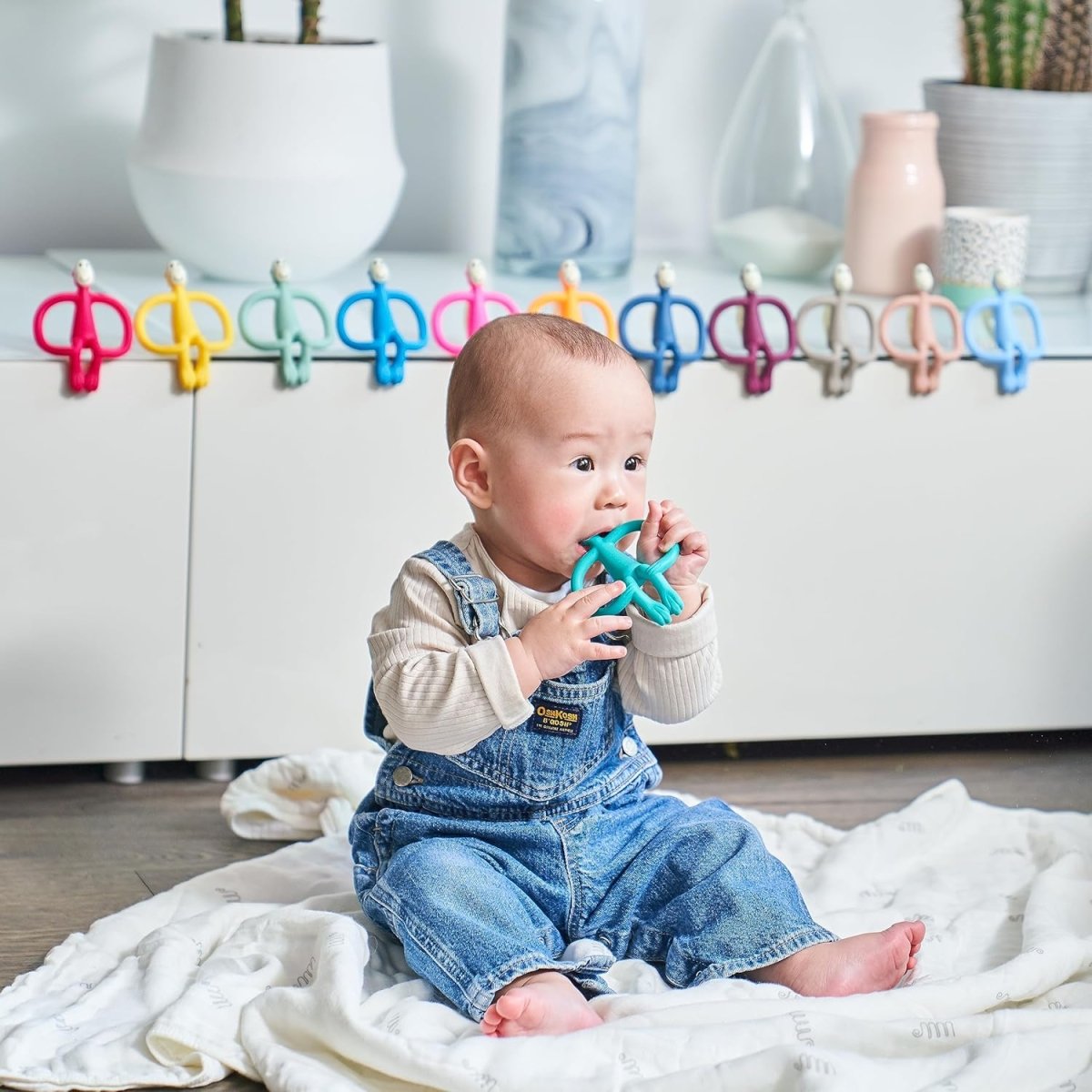 Monkey Teether Teething Toy | Teether | Matchstick Monkey for Mamas & Papas LB - Activity & Sensory Toys