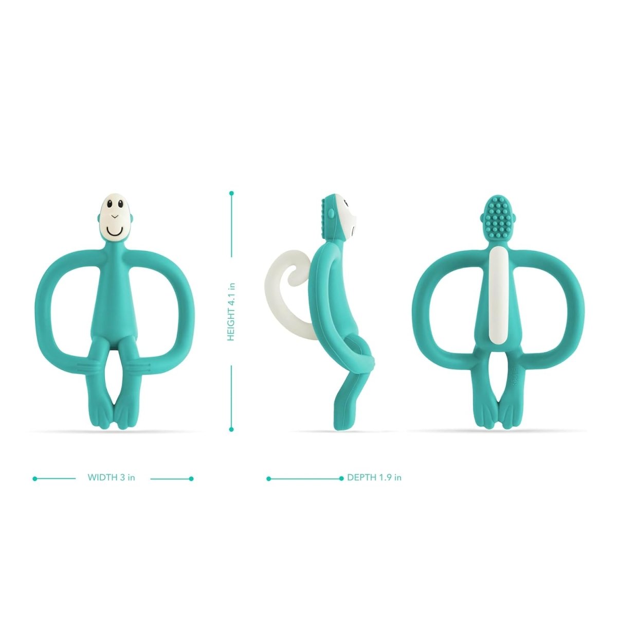Monkey Teether Teething Toy | Teether | Matchstick Monkey for Mamas & Papas LB - Activity & Sensory Toys