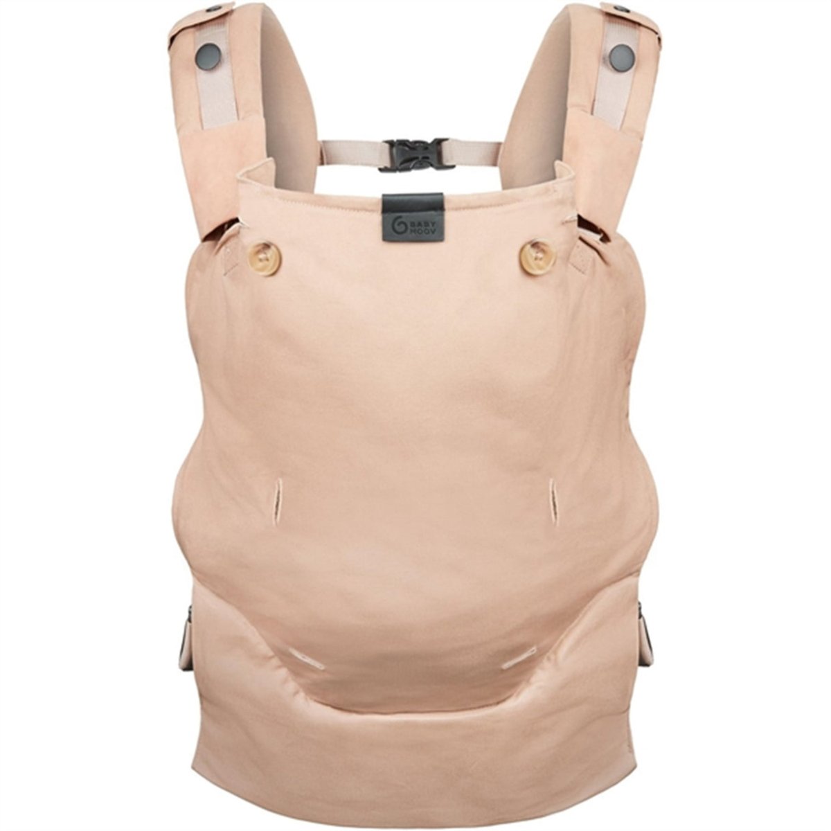 Moov & Boost Hazelnut Beige Convertible Back Baby Carrier | Carrier | Babymoov for Mamas & Papas LB - Baby Gear
