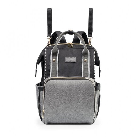 Mummy Backpack Oslo Black | Diaper Bag | Babyono for Mamas & Papas LB - 6hr