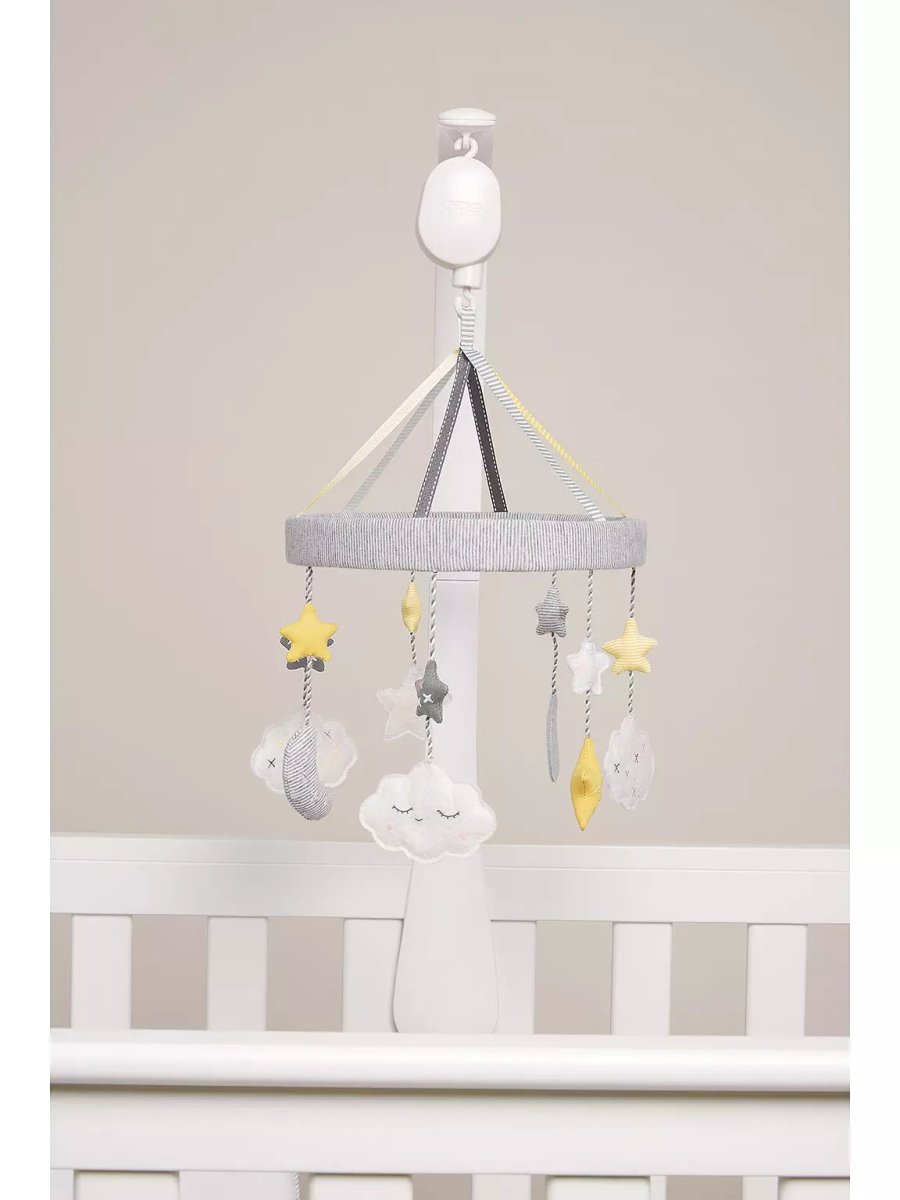 Musical Mobile Clouds | Crib Mobile | Mamas & Papas for Mamas & Papas LB - 6hr