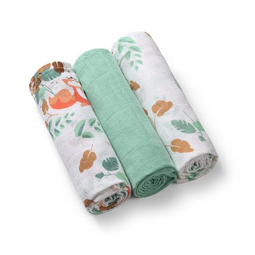 Muslin Diapers Super Soft Pack of 3 | Swaddling Blanket | Babyono for Mamas & Papas LB - 6hr